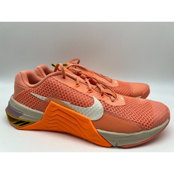 Nike Metcon 7 Women's Cross Training CrossFit Shoe Orange CZ8280-600 Size 8.5 - Picture 1 of 12
